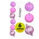 thumbnail image 1 of Esferas para árbol de navidad Artego extra grandes de 15 cm de diámetro paq 6 esferas  Rosa * Línea Caramel 3 texturas y acabados diferentes para colgar Christmas ornaments, 1 of 7