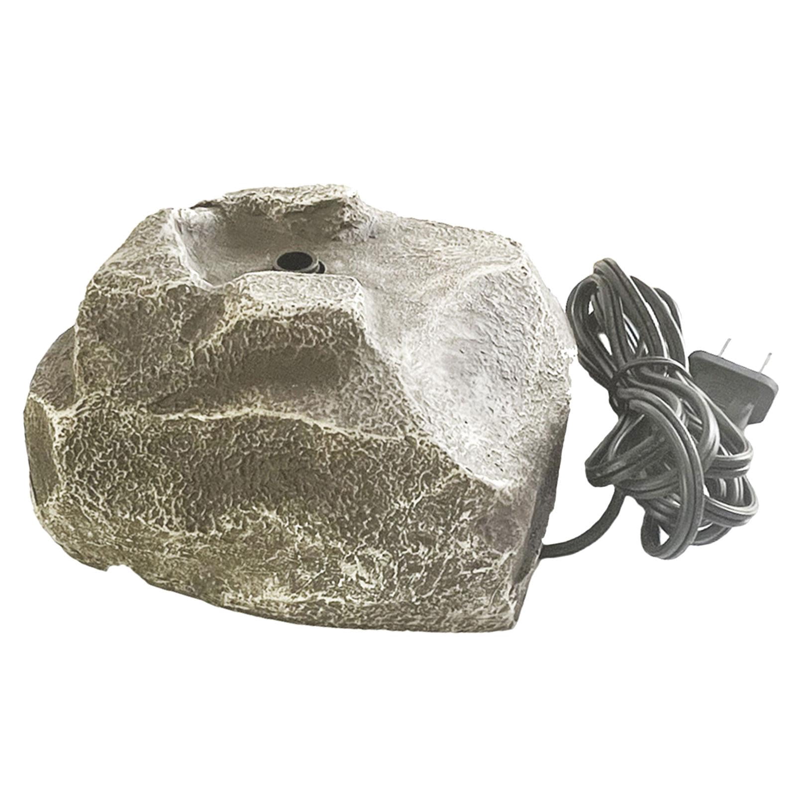 Bird Bath Water Fountain Rock Waterfall Lightweight for Bird Bath Aquariums Water Fountain for Home Office Lawn Pond Outdoor