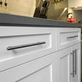 thumbnail image 5 of Goldenwarm 20 Pack Brushed Nickel Cabinet Drawer Handles for Kitchen Door Dresser Bathroom Wardrobe Hardware, 3-3/4in Hole Centers, 5 of 5