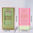 thumbnail image 3 of Yttmshdga Clearance! Blush Powder Blusher Red Natural Silk Powder Blusher Rouge Powder Blusher, 3 of 4