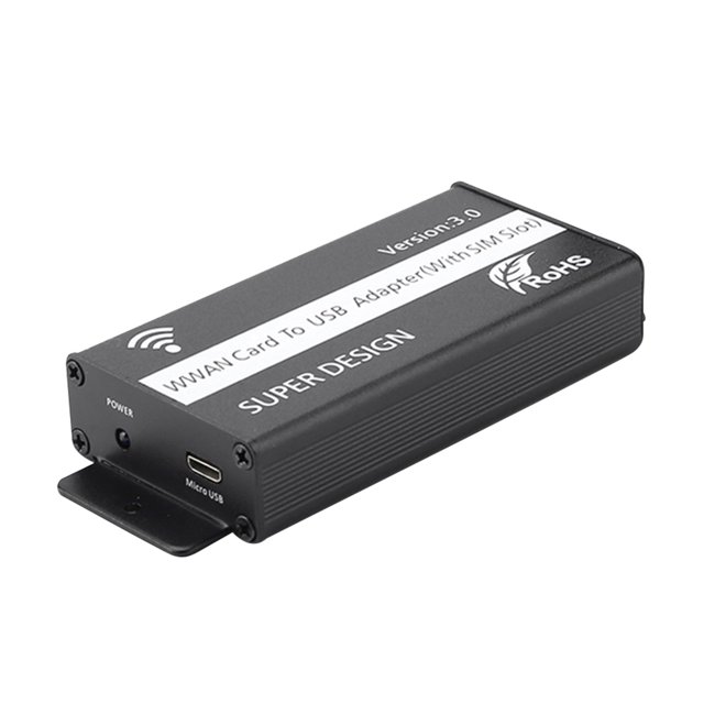 Tarjeta Wwan A Usb Tarjeta inalámbrica Mini PCI-E a adaptador USB con ranura SIM para módulo WWAN/LTE