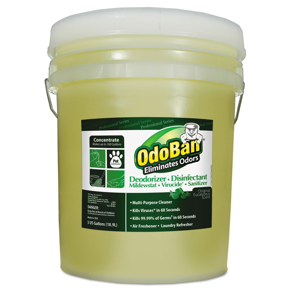 OdoBan Concentrated Odor Eliminator, Eucalyptus, 5 gal Pail Walmart