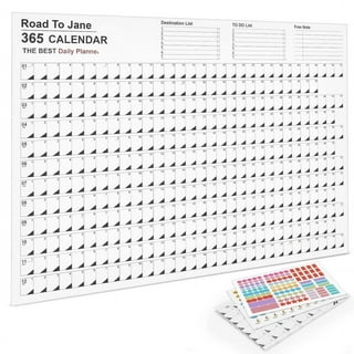 Kawaii Panda 2024 Calendar 365 Days Yearly Planner Coil Desk Calendar Daily  Weekly Agenda Organizer To Do List Office Supplies