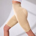 thumbnail image 3 of Women's Seamless High Waisted Biker Shorts, Tummy Control Compression Yoga Workout Shorts, Butt Lifting Contour Athletic Gym Running Shorts, 3 of 7