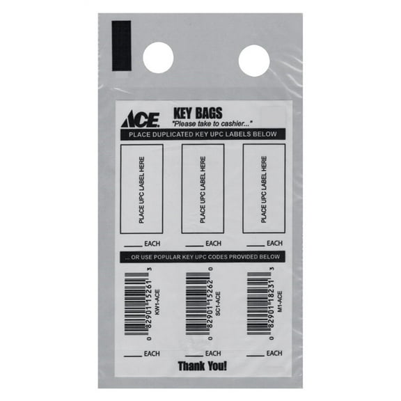 Centurion 4.1250 in.   W X 6 in.   L Poly Wicket Bag