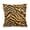Orange, variant on Tiger Print Background Throw Pillow Covers Couch Pillowcases Decor for Bed Sofa 18" x 18"