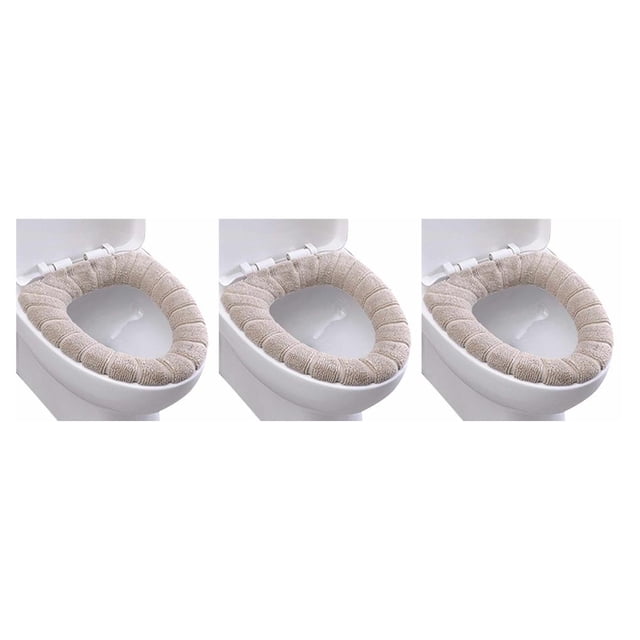 Bearachild 2020 nueva cómoda cubierta de asiento de inodoro de terciopelo Coral para baño, cubierta de inodoro de invierno, alfombrilla lavable para Type1 NO1 Bearachild CBP054620
