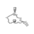 thumbnail image 1 of PISCES PENDANT NECKLACE IN STERLING SILVER - Pendant with 20" chain, 1 of 1