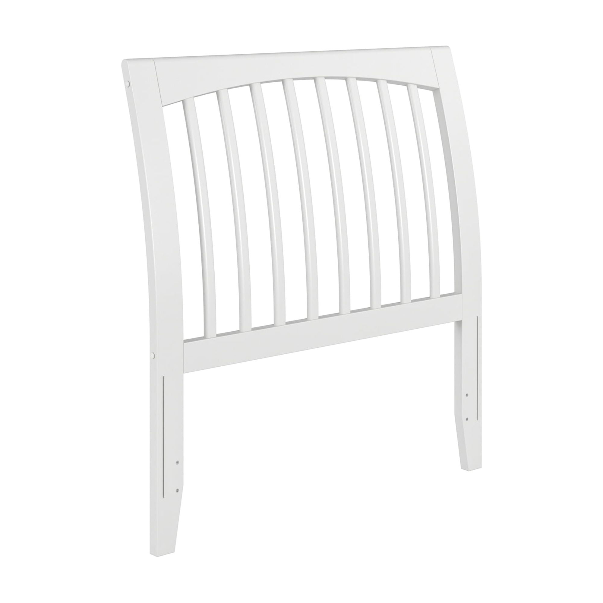 AFI Orleans Twin Sleigh Solid Wood Slat Headboard, White