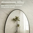thumbnail image 5 of Mirstory Oval Bathroom Mirror 24"x36" Bathroom Vanity Mirror, Black, 5 of 6