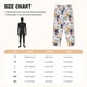 thumbnail image 3 of Balery Lilies Flowers Pantalones de pijama para mujer, pijamas ultraligeros, pantalones de estar por casa-Small, 3 of 6