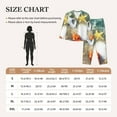 thumbnail image 4 of Zufioo Seashell On The Beach Women's Pajamas Set Long Sleeve Shirts & Long Pants 2 Piece Pjs Sleepwear with Pockets，Pajama Set Top With Pants，Lounge Sets Long Sleeve Sleepwear-Large, 4 of 7