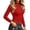 #5Red, variant on MYAOYINo Boundaries Womens Ribbed High Neck Pullover Top Long Sleeve Workwear