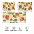 thumbnail image 2 of Yayeee Pillowcase Queen Size Set of 2 Satin Wrinkle Resistant Pillow Case, Beige Leaves, 2 of 7