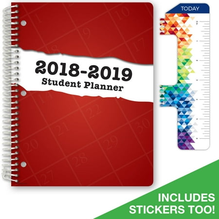 2018 2019 student planner 8 5 x11 high school or middle school for