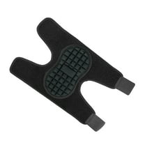 IBASETOY Adjustable Sports Elbow Pads Elbow Guard Arm Sleeves Black Hook and Loop Strap 1Set for Adult