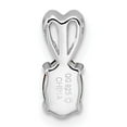thumbnail image 3 of Sterling Silver Rhodium-Plated Garnet Pendant, 3 of 4