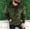 01 Army Green, variant on zfwon Mens Sherpa Fleece Hoodie Thick Plush Warm Sweatshirts Thermal Long Sleeve Jumpers with Pokcet Thick Fuzzy Fluffy Sweatshirt Drawstring Basic Hooded Pullover Winter