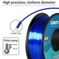 thumbnail image 3 of Filamento para impresora 3D GIANTARM Silk Royal Blue PLA, 1 kg, 1,75 mm, 3 of 8