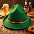 thumbnail image 6 of QSAWXQZ Unisex Bavarian Oktoberfest Hat Wide Brim Fedora Cap for Beer Festival Free Size, 6 of 8