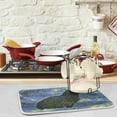 thumbnail image 2 of GZHJMY Beautiful Cat Art Painting Absorbent Dish Drying Mat, 16 x 18 Inches Microfiber Kitchen Countertop Table Protector Multi-Purpose Counter Rack Sink Drainer Pad, 2 of 6