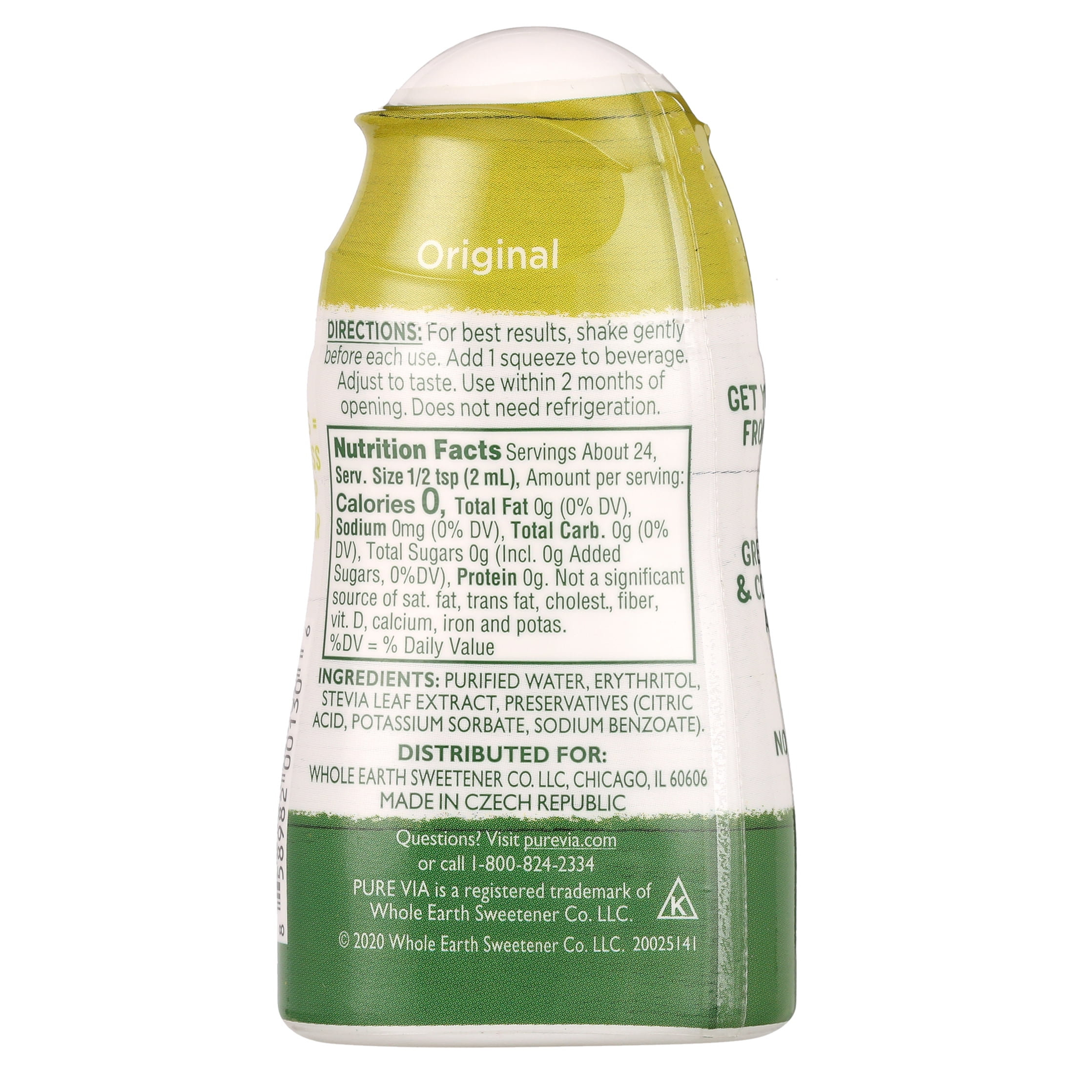 Pure Via Stevia Liquid 1.6 oz (48 servings) Reviews 2024