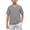 Gray, variant on Basic Athletic T Shirts for Kids Boys Mesh Grid Summer Quick Dry Breathable Tee V Neck Tops