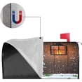 thumbnail image 3 of Christmas Mailbox Covers, Magnetic Post Box Cover Wraps Large Size 25.5x21 in for Garden Yard Decor, 3 of 6