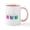 White/Pink Inside, variant on CafePress - Easter Egg Dye Mugs - 11 oz Ceramic Mug - Novelty Coffee Tea Cup