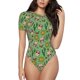 thumbnail image 1 of Balery Vintage Sugar Skull Body de cuello redondo de manga corta para mujer Tops de manga corta Tops básicos-Large, 1 of 7