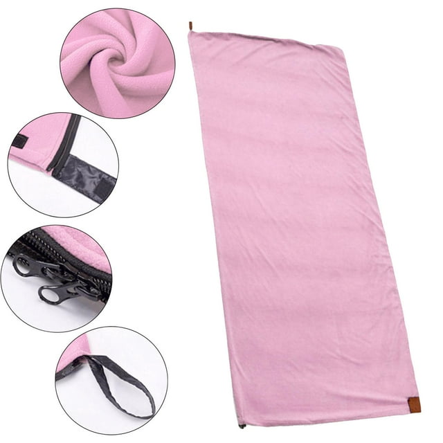 Manta ligera para acampar Cola Manta de seguridad Rosa