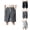 Dark Gray, variant on Men Thin Loose Plus Size Casual Pants - Ice Silk Cool Fabric Summer Home Sport Shorts, Daily Comfort Style Mens Shorts For Home Walking & Hot Weather Wearing Occasions Time Now
