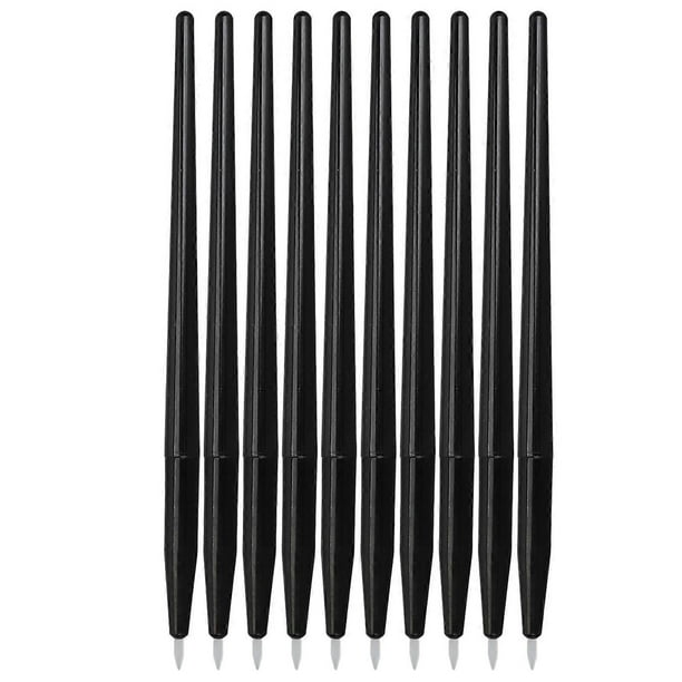 10 Pcs Silicone Eyeliner Brushes Soft Easy Clean Eyeshadow Eyebrow Brushes Professional Makeup Tools