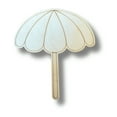 thumbnail image 2 of Unfinished Wood Etched Beach Umbrella Shape 14" / 1/8", 2 of 2