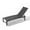 Black, variant on Pellebant Outdoor Aluminum Patio Chaise Lounge Chair Adjustable Earth