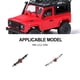 thumbnail image 5 of Eje Trasero RC Vogacara Mejora 1/12 MN MN82 LC79 MN78 D90 D91 D96 99S Crawler Plata, 5 of 6
