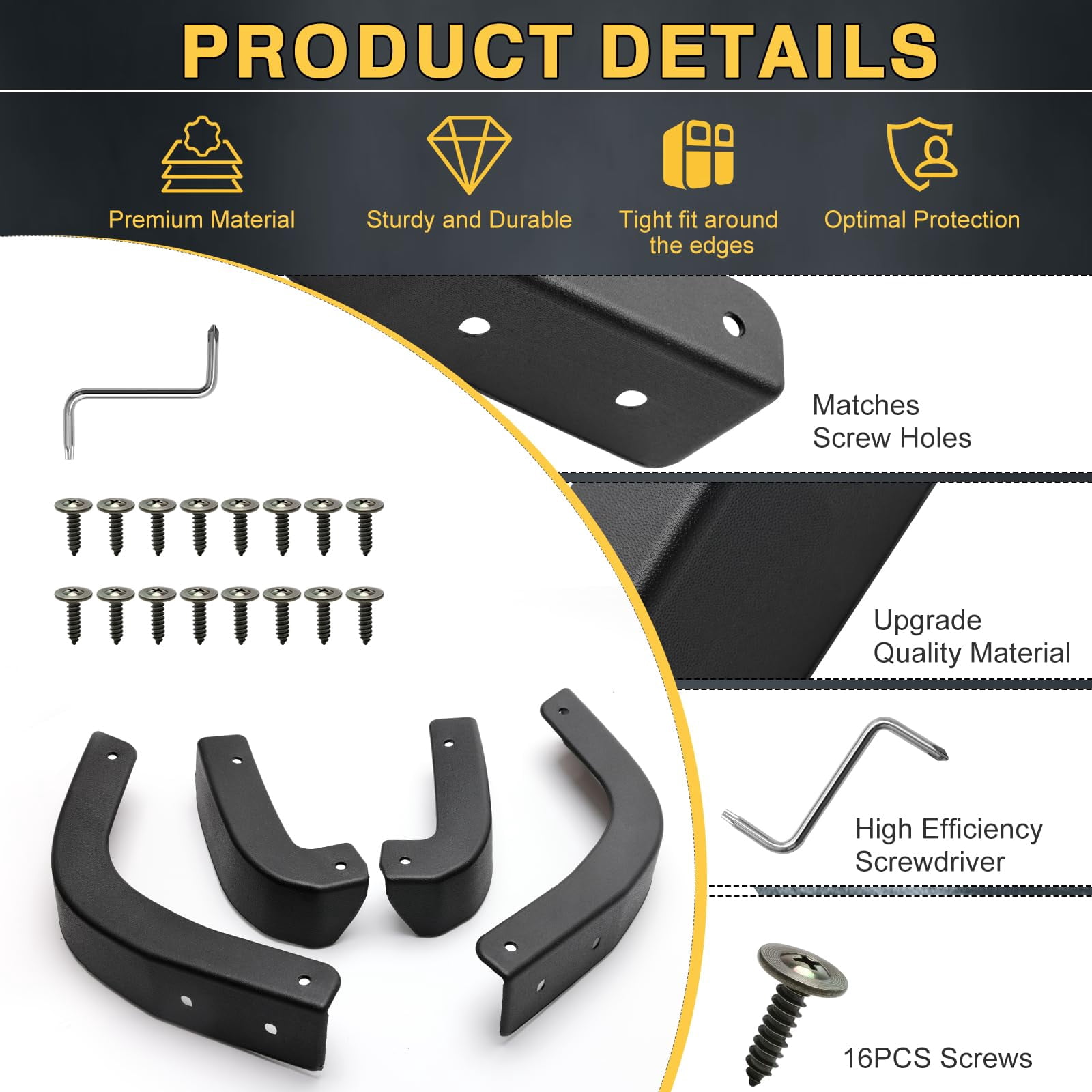 Mud Flap Delete for 2019-2025 Chevy Silverado 1500-13002 Mud Guards Compatible with Chevrolet Silverado 1500 Accessories Front & Rear Mudflap Replacement Kit