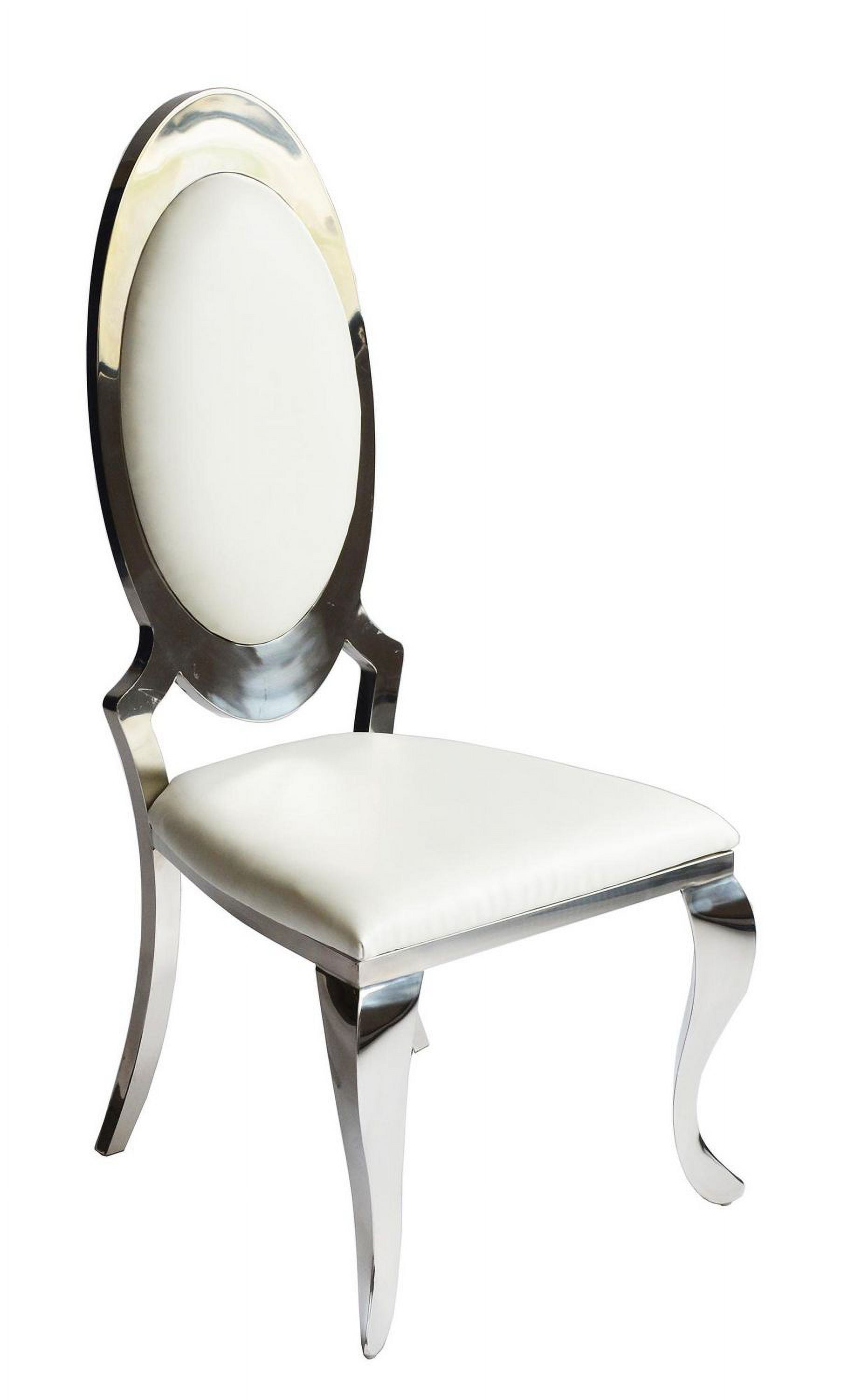 Canadian Victoria White Dining Chair