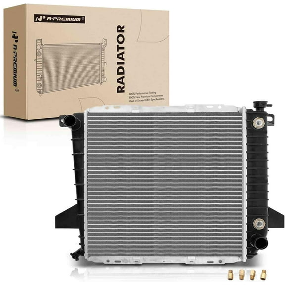 A-Premium Engine Coolant Radiator with Transmission Oil Cooler Compatible with Mazda B2300 1995 1996 1997 L4 2.3L & Ford Ranger 1995 1996 1997 L4 2.3L, Automatic Trans. Replace# F57Z8005A