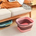 thumbnail image 4 of xaoyunyn Folding Foot Bath Bucket with Massage Rollers,Thickened Insulation,Proof Material,Multifunctional Elevated Foot Soaking Basin for Stress Relief, 4 of 6