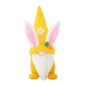 Blotona Easter Decorative Doll, Cute Rabbit Ear Gnome Doll Figurine Festival Ornament for Home Party