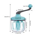 thumbnail image 3 of Portable household kitchen cranked egg beater, hand cranked baking foam cake kitchen tools, kitchen accessories, 3 of 9