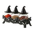 thumbnail image 1 of TIELUTT Witchy Jars Glass Gothic Kitchen Decorative Storage Containers Seasoning Reusable Items for Home Sticker Organizer Drawers Small Glass Bottle Condiment Containers with Lids Iced Tones Shakers, 1 of 8
