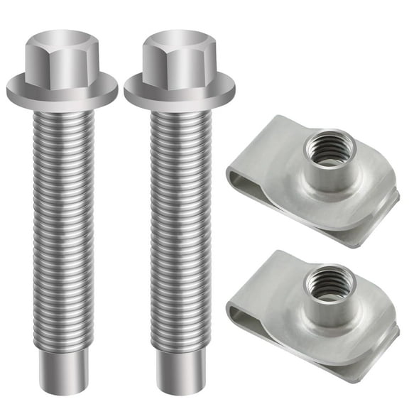 Fuel Tank Strap Bolts & Nuts Fuel Tank Strap Hardware Kit Compatible with Silverado Yukon Avalanche Savana Colorado Canyon Express Sierra Tahoe Replace#: 11516770 11519894 15743078 -2PCS
