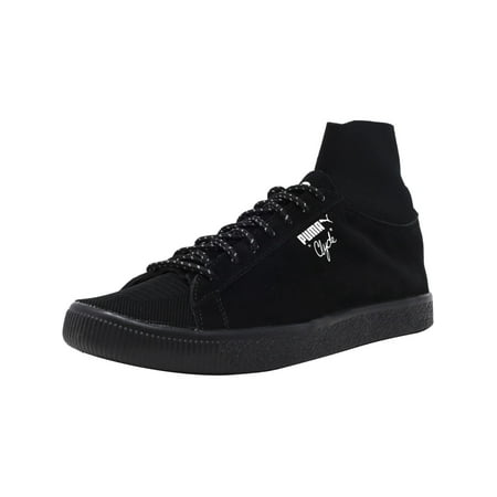 Puma Men's Clyde X Bkrw Black / White High-Top Leather Basketball Shoe - 13M | Walmart Canada