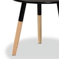 thumbnail image 3 of Baxton Studio Obert Two-Tone Black and Oak Brown Finished Wood Coffee Table, 3 of 9