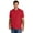 Red, variant on Gildan Hammer Pique Polo Shirt, Perfect Short Sleeve Polo Golf T-Shirt for Adult 100% Ring-Spun US Cotton (Royal-L)