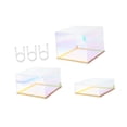 thumbnail image 3 of Cajas de almacenamiento de vitrinas acrílicas 3x con luces LED Organizer Showcase soportes para juguetes en miniatura figuras de perfumes figuras Vistoso, 3 of 8