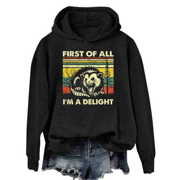 First Of All Im A Delight Hoodie, First Of All Im A Delight Sweatshirt