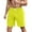 Yellow, variant on Bcfgryg Mens Running Gym Workout Athletic Shorts With Pockets Summer Lightweight Beach Shorts Elastic Waist Boardshort Cargo Shorts Men Navy XL